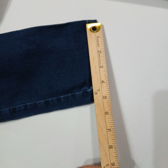 Bobbie Brooks Ladies Pull On Denim Jeggings Stretch Dark‎ Wash Comfort Size L - Picture 6 of 6